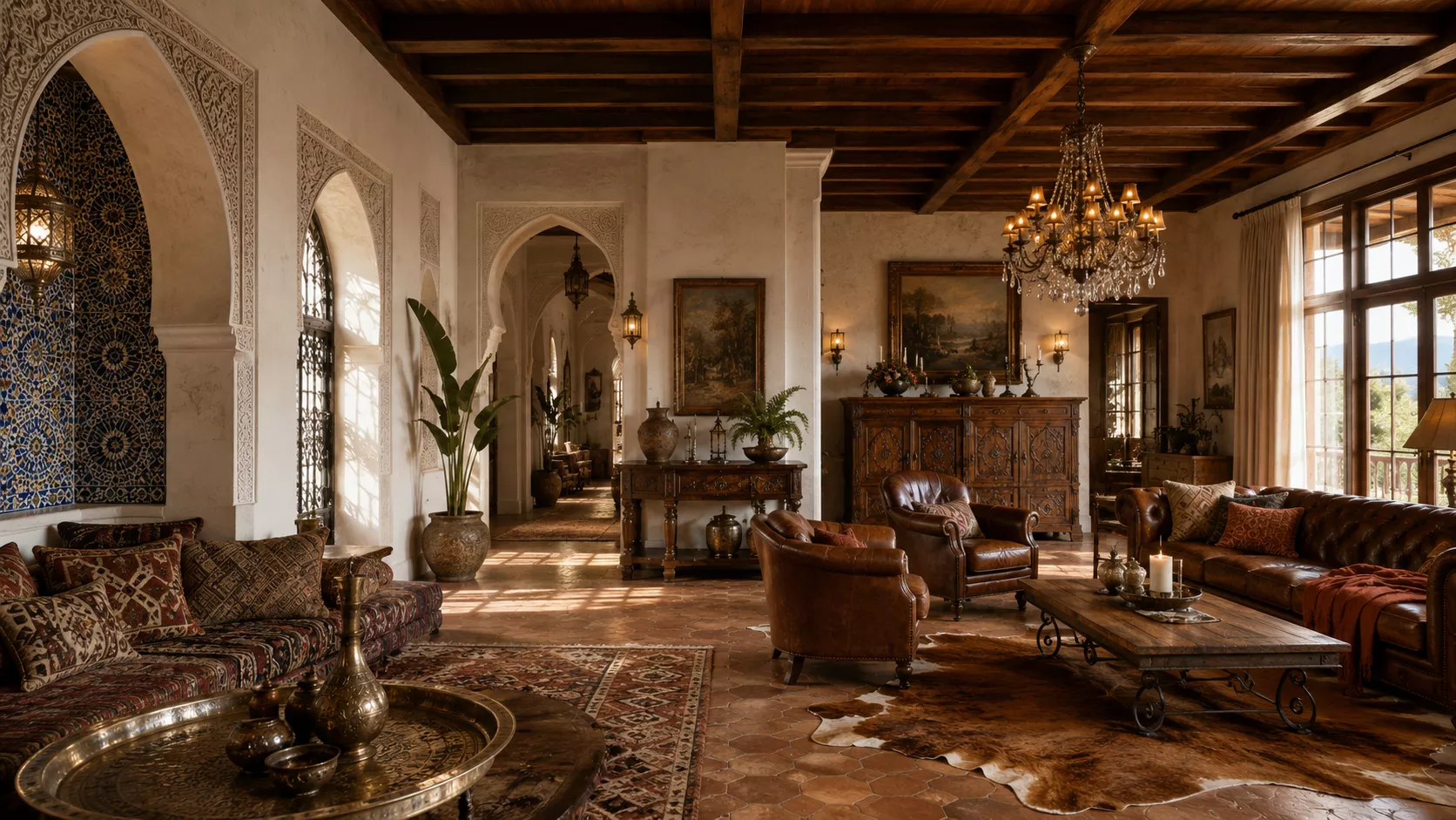 Algerian vs Argentine Interior Style Comparison View 52 characters